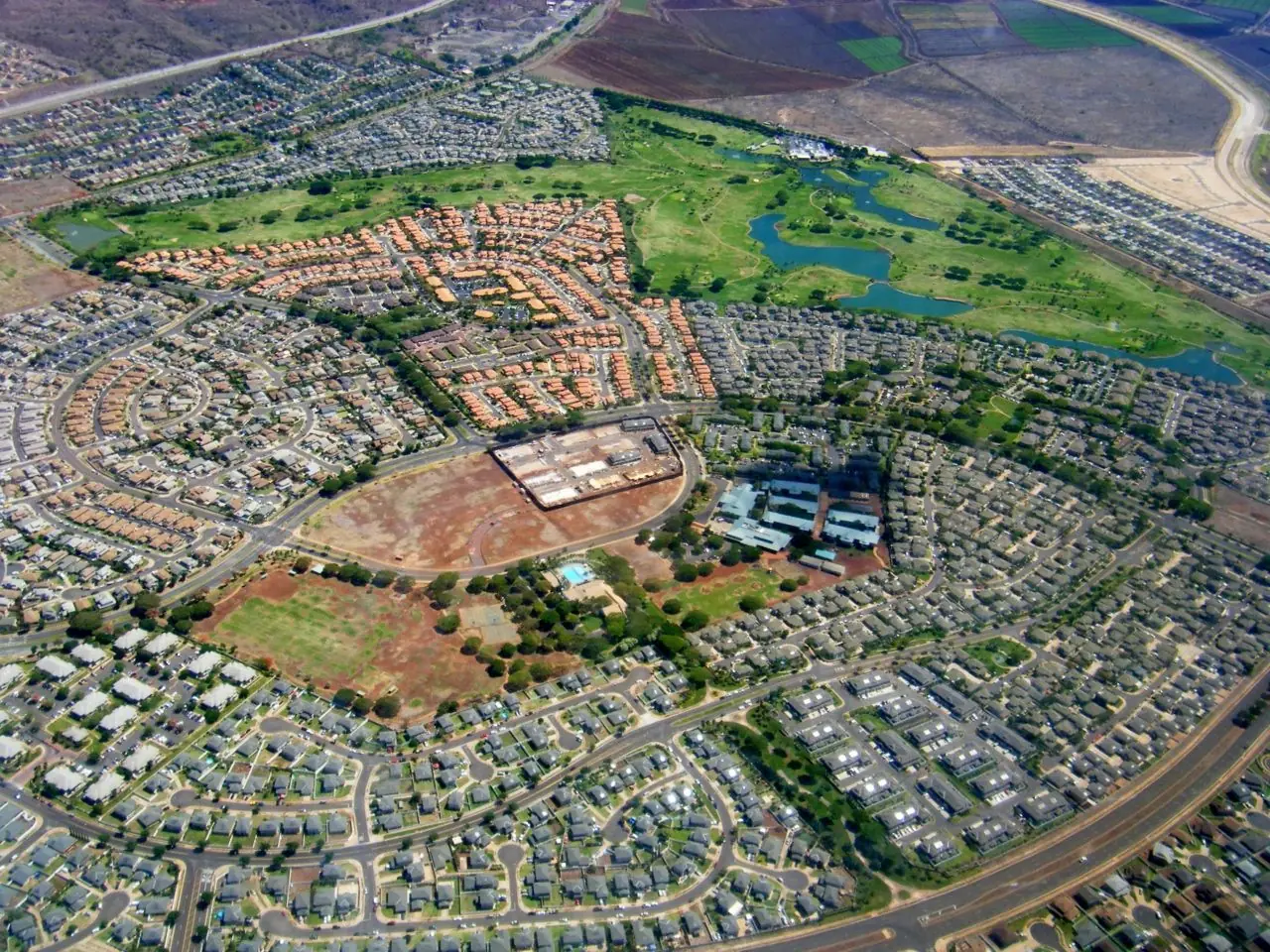 Aerial view of Kapolei