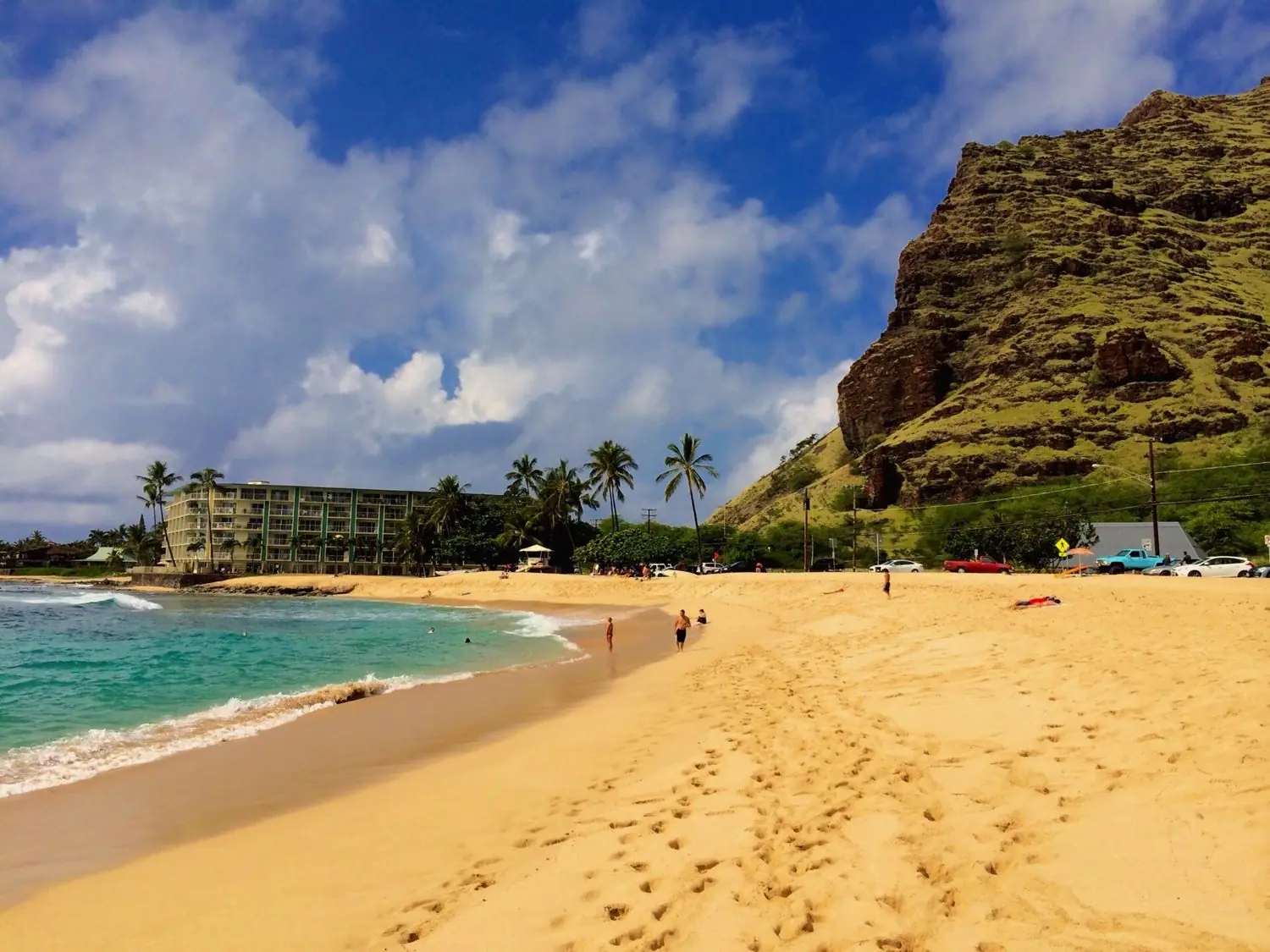 Makaha Beach Park on the Waianae coast